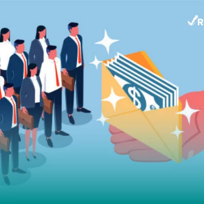 Empleados solicitando el adelanto de nómina Santander