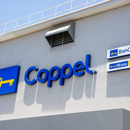 Fachada de una sucursal donde se puede solicitar ‌Inversión Creciente Bancoppel