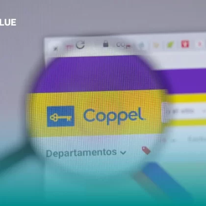 magen con una lupa señalando el sitio web oficial de la cadena donde puedes contratar el club de protección celular Coppel