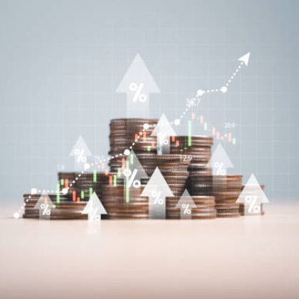 Representación del dinero creciendo gracias a que el capital se hizo mayor por depositarlo en una de las cuentas de inversión Inbursa.