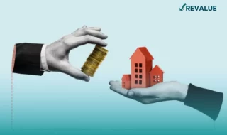 Representación del fondeo para iniciar proyectos de bienes raíces, como las microinversiones inmobiliarias que se hacen al invertir en 100 ladrillos u otras plataformas.