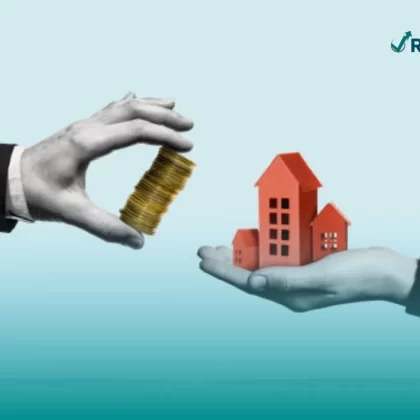 Representación del fondeo para iniciar proyectos de bienes raíces, como las microinversiones inmobiliarias que se hacen al invertir en 100 ladrillos u otras plataformas.