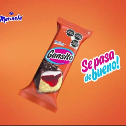 Imagen del famoso pastelito de Marinela que le da nombre al Índice Gansito