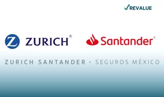 Logo de la alianza del seguro de gadgets Santander Zurich.